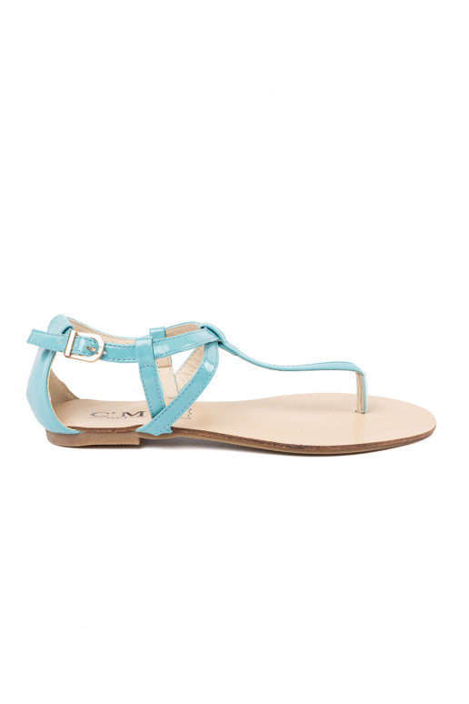 Womens sandals blueInstylu japonek