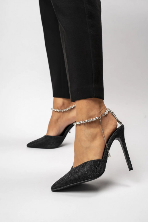 Womens high-heeled shoes KAYLA BLACK