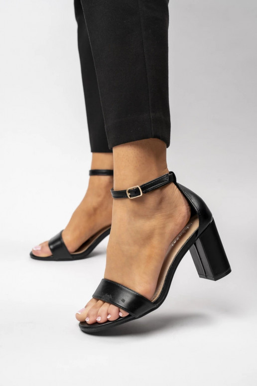 Womens high-heeled shoes KAYLA BLACK