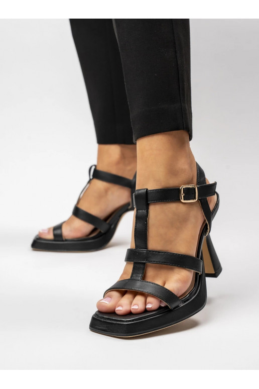 Womens high-heeled shoes KAYLA BLACK