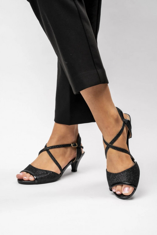 Womens high-heeled shoes KAYLA BLACK