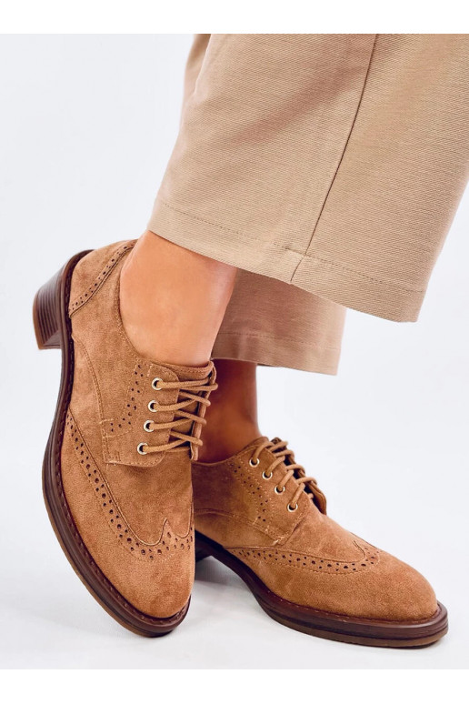 Moccasins on highheels VEDRA CAMEL