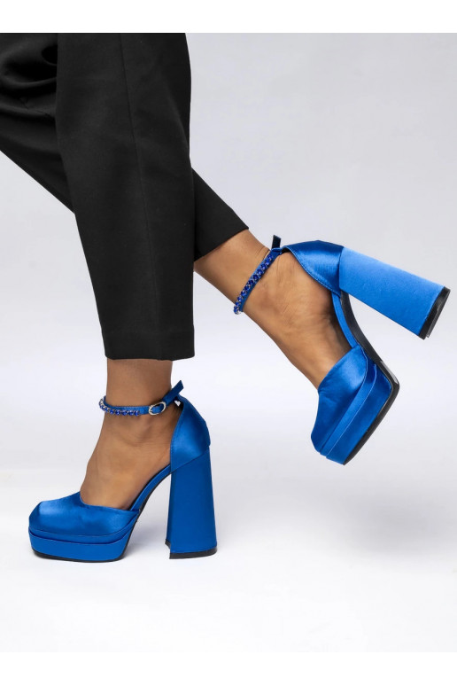 Womens Shoes with platform LARISSA BLUE