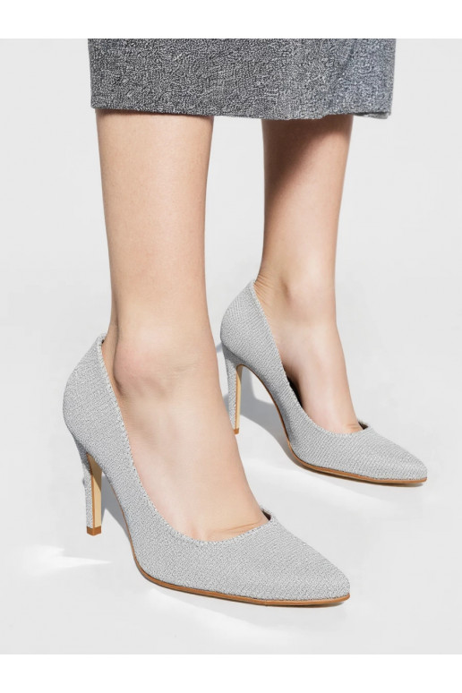 Womens high-heeled shoes ASTRINA SILVER
