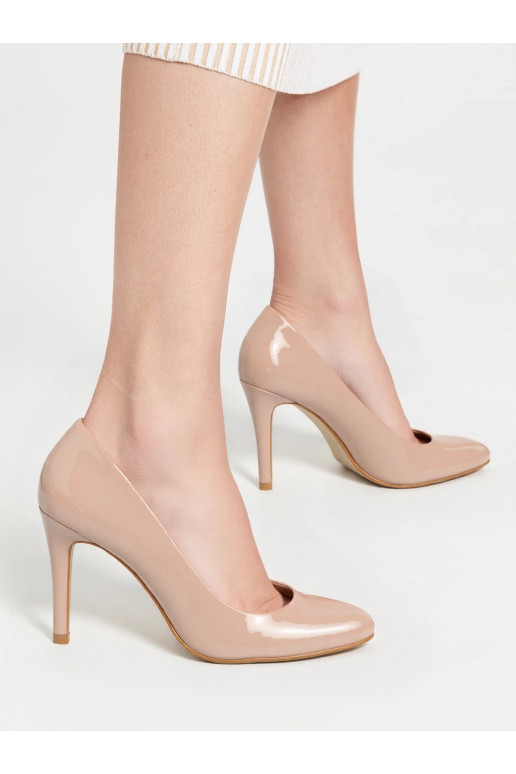 Womens high-heeled shoes LAVITA NUDE