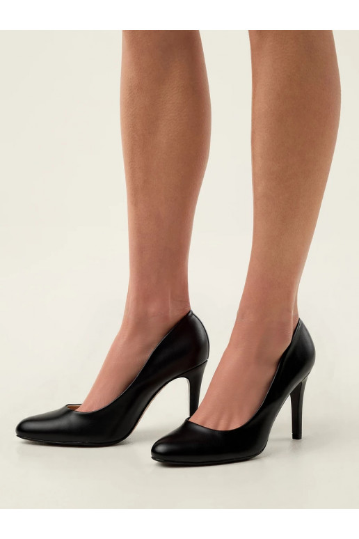 Womens high-heeled shoes SERENA BLACK
