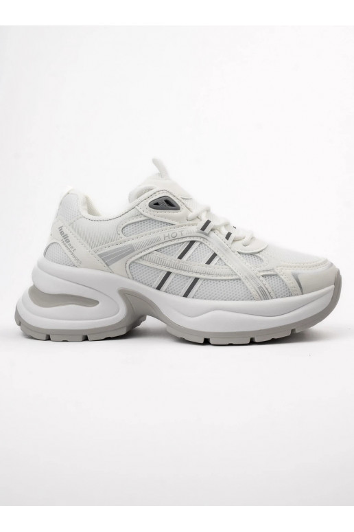 Womens Sneakers model shoes DAKOTA WHITE Minimalistyczny Styl i Komfort