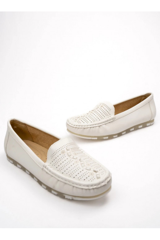 Moccasins Klara White