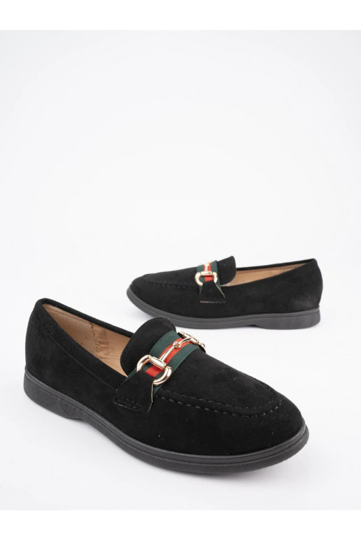 Elegant style Moccasins Veneziano black