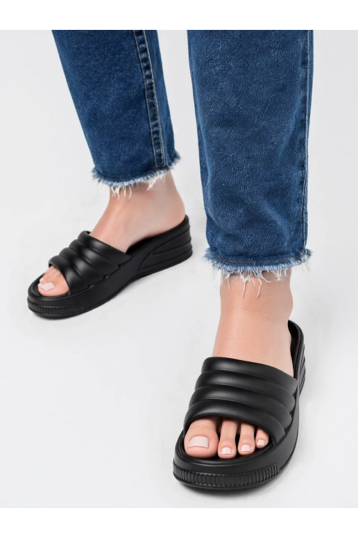 Womens Slippers NOVA BLACK