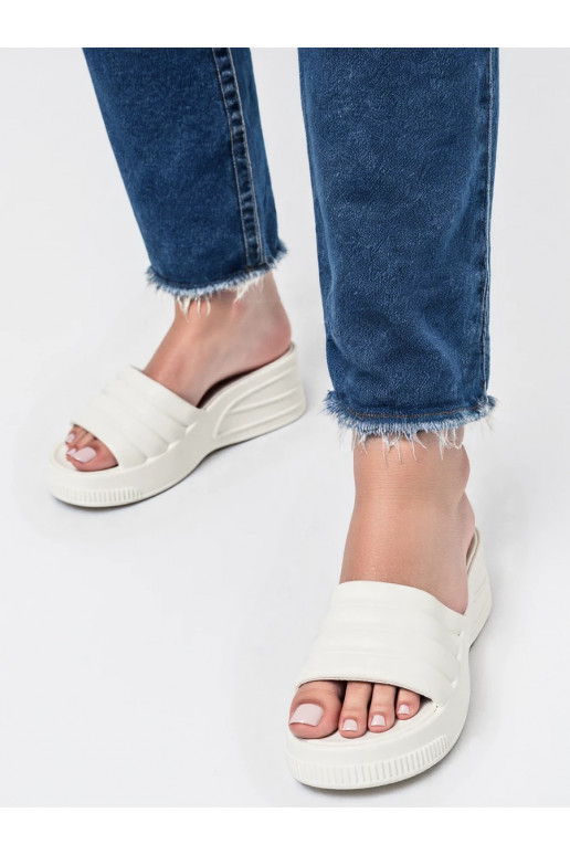 Womens Slippers NOVA WHITE