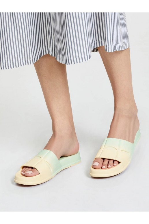 Womens Slippers ESTRELLA MINT-CREAM