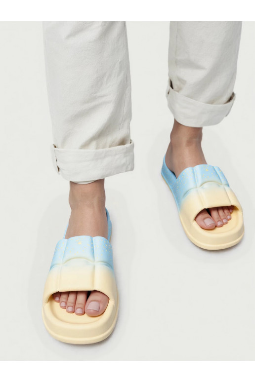 Womens Slippers ESTRELLA BLUE/CREAM