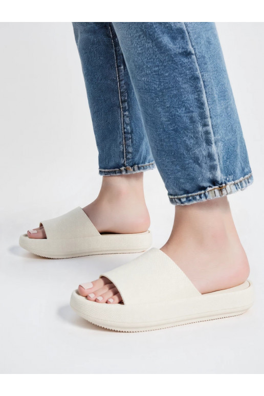 Womens Slippers VIVO WHITE