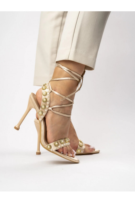 sandals Carmen champagne colors