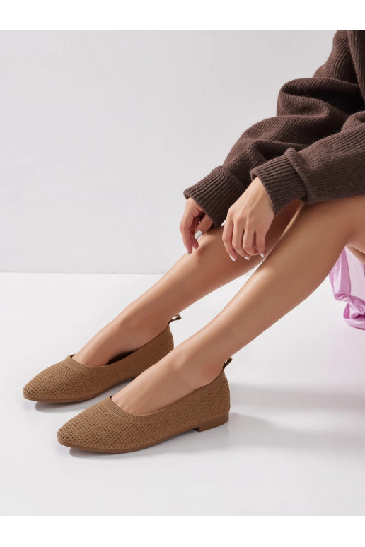 Ballerinas CityMesh khaki colors