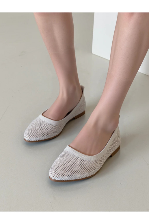 Ballerinas Urban Elegance White color