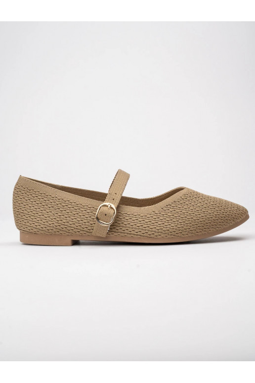 Ballerinas CLARA khaki colors