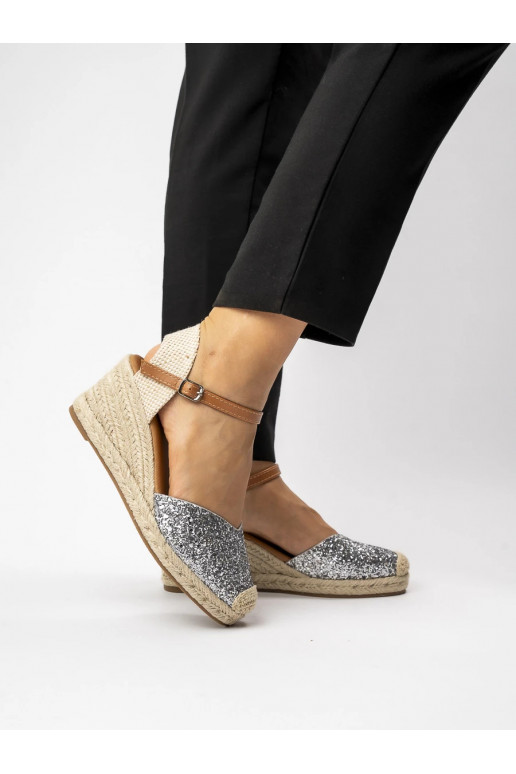 espadrilles Gwiezdne Silver