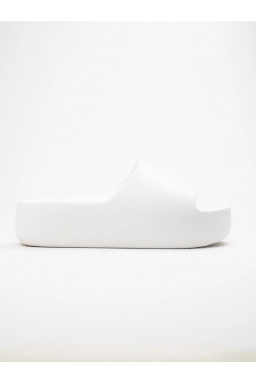 Slippers Plaza White