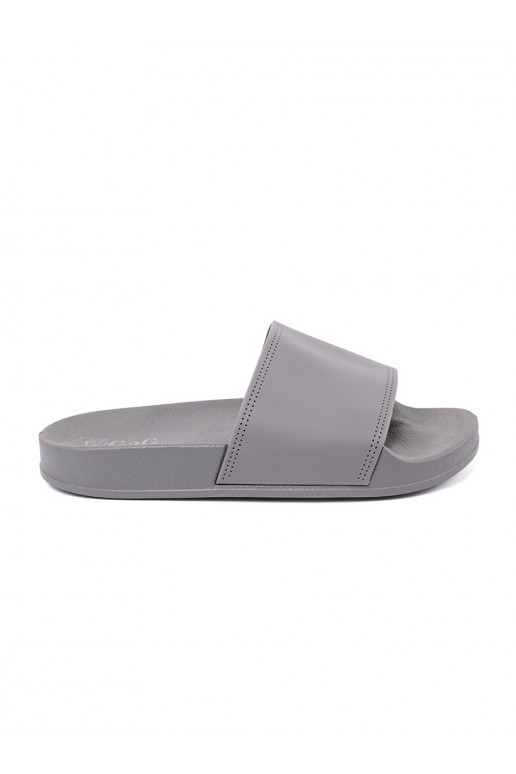 Sporty style slippers  womens gray