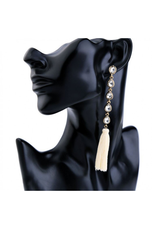 Dangling earrings with tassels wysoka jakość K774 