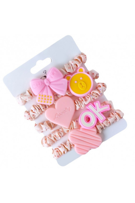 Hair ties set five in one  Sweet GUM125R