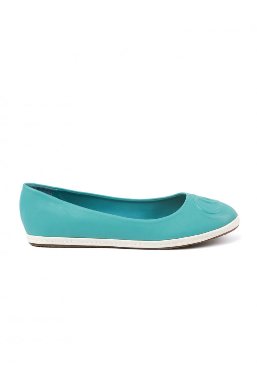 blue ballerinas womens