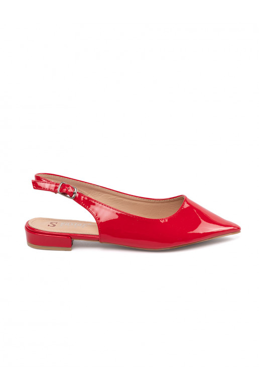 red High heels lacquered