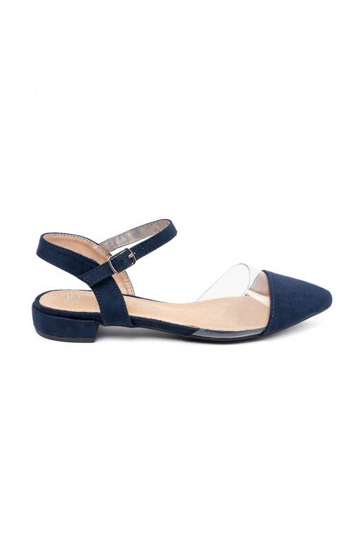 dark blue sandals z zakrytymi palcami