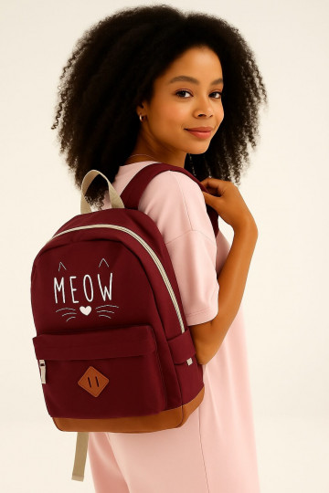 Backpack Retro Meow