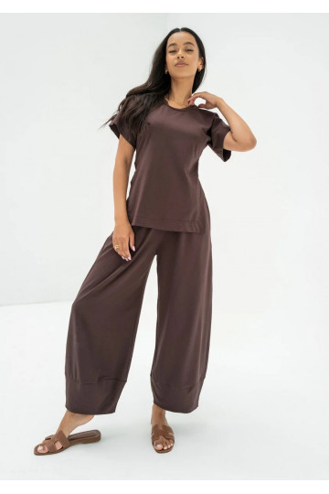 Bali - Brown baloon-type pants 2