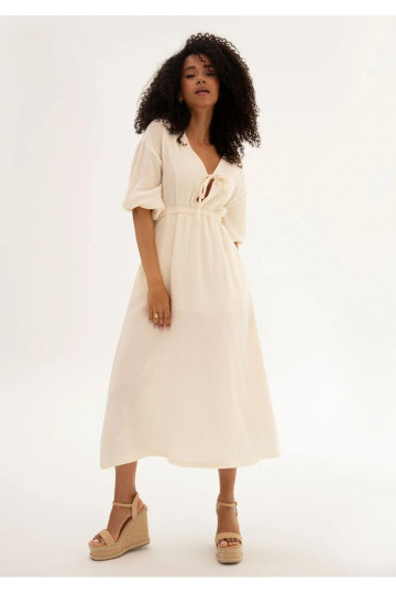 Liliane - Creamy muslin...