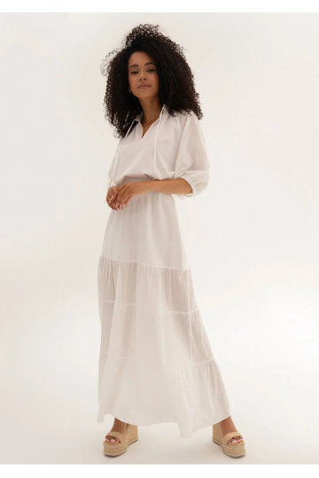 Soleil - White cotton...