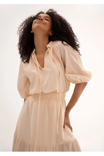 Soleil - Beige cotton...