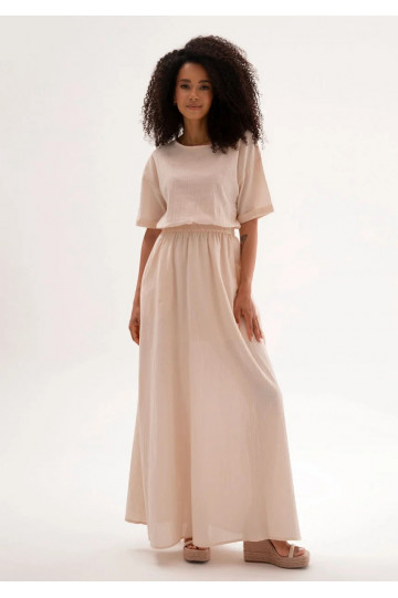 Eveil - Beige cotton summer...