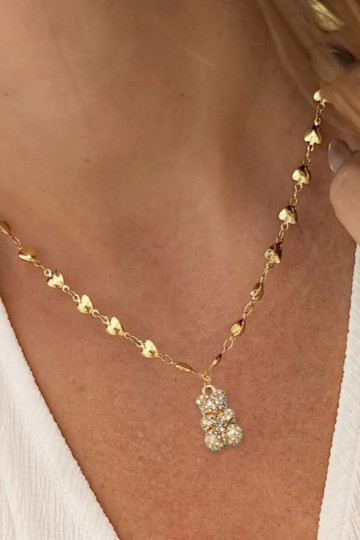 Necklace from stainless steel