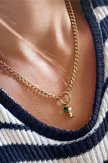 Necklace from stainless steel