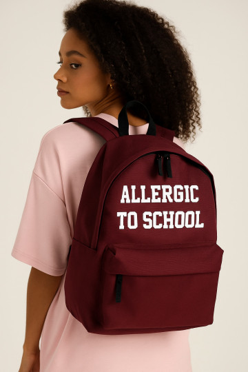 Backpack Allergic to School