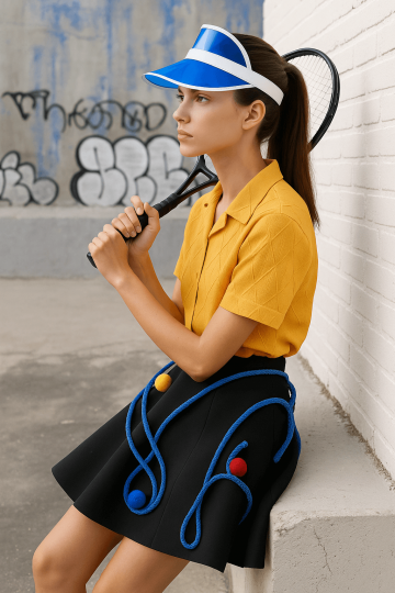 Transparent women's cap