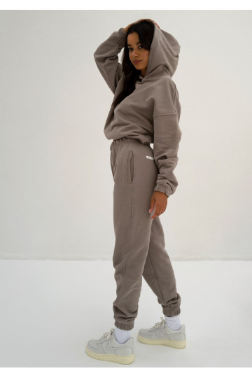 Icon - Simply taupe beige sweatpants 2