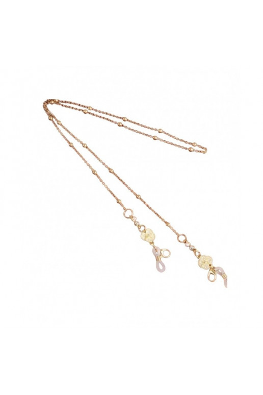 Chain for glassescienki gold  cyrkonie 68cm LDK17