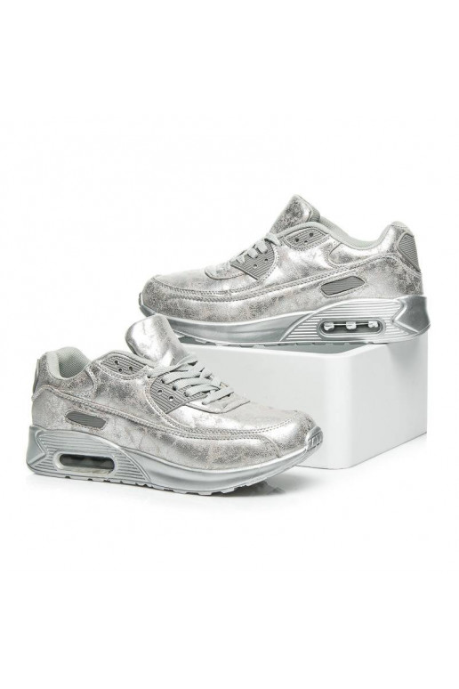 Massive silver sports shoes 1-7S