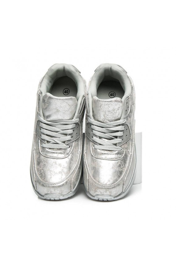 Massive silver sports shoes 1-7S