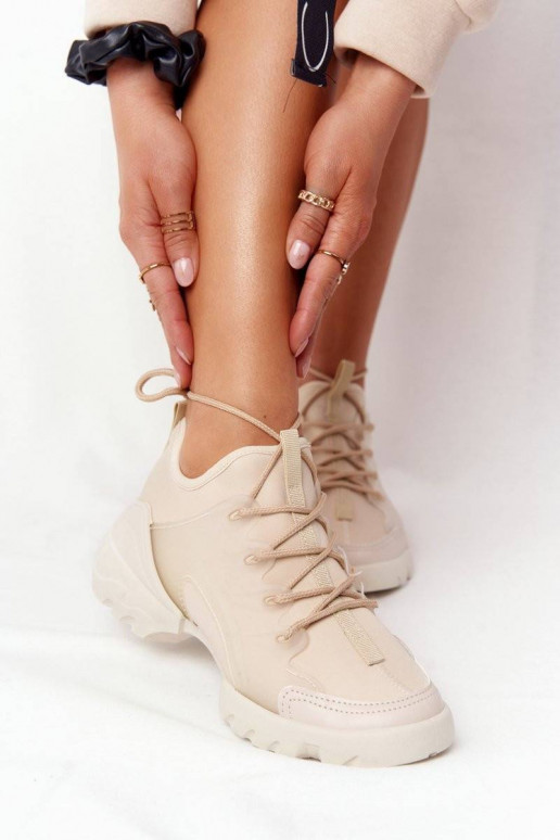 Women's Sport Shoes Sneakers Beige...
