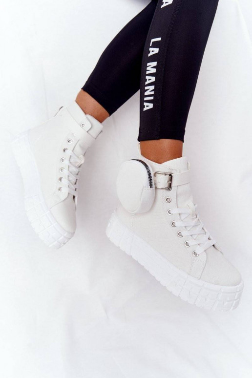Women's Sneakers On A Platform With A...