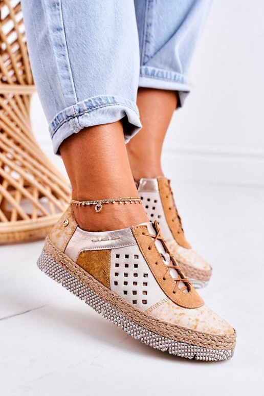 Women's Leather Brogues Shoes...