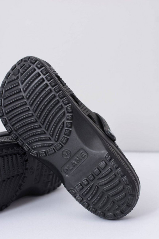 Women's Slides Crocs Black Foam EVA