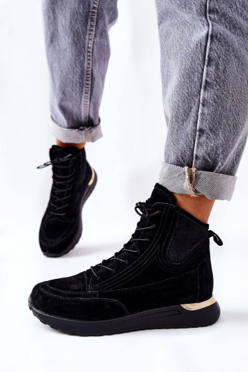 High Suede Sport Sneakers...
