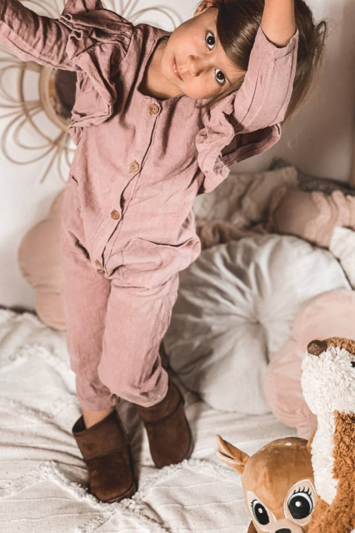 Children's Insulated Snow Boots Brown...